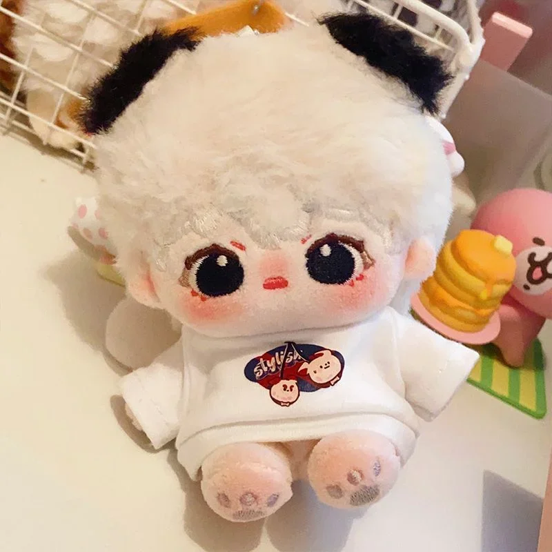 จํากัด 10 ซม.น่ารัก Mini Plush ตุ๊กตาของเล่นไม่มีคุณสมบัติ Kawaii สีขาวตุ๊กตาลูกสุนัขตุ๊กตาผ้าฝ้าย Plushies ตุ๊กตาของเล่นคอลเลกชันของขวัญ