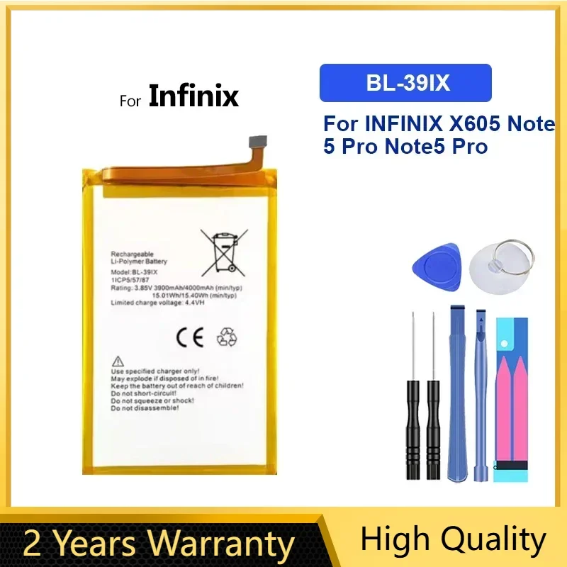 Аккумулятор 4000 мАч/5000 мАч, фотолампа для infinix Hot 8 9 X650 X650B X655 X656 Note 7 Lite/4 Pro Spark 5 Pro