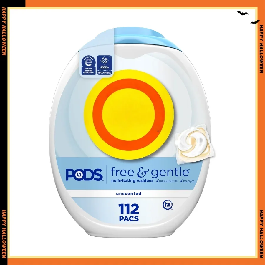 

Free & Gentle Laundry Detergent Soap Pacs, 112 Count, Tide PODS Laundry Detergent
