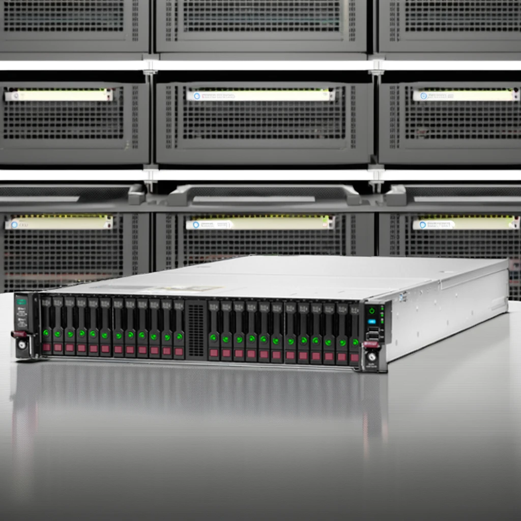 Original H P E DL380 Apollo 4200 Gen10 5218R Processor 2.1 GHz 20-Cores 24LFF 2U Rack Server with 8SFF Drive Bays in Stock Used