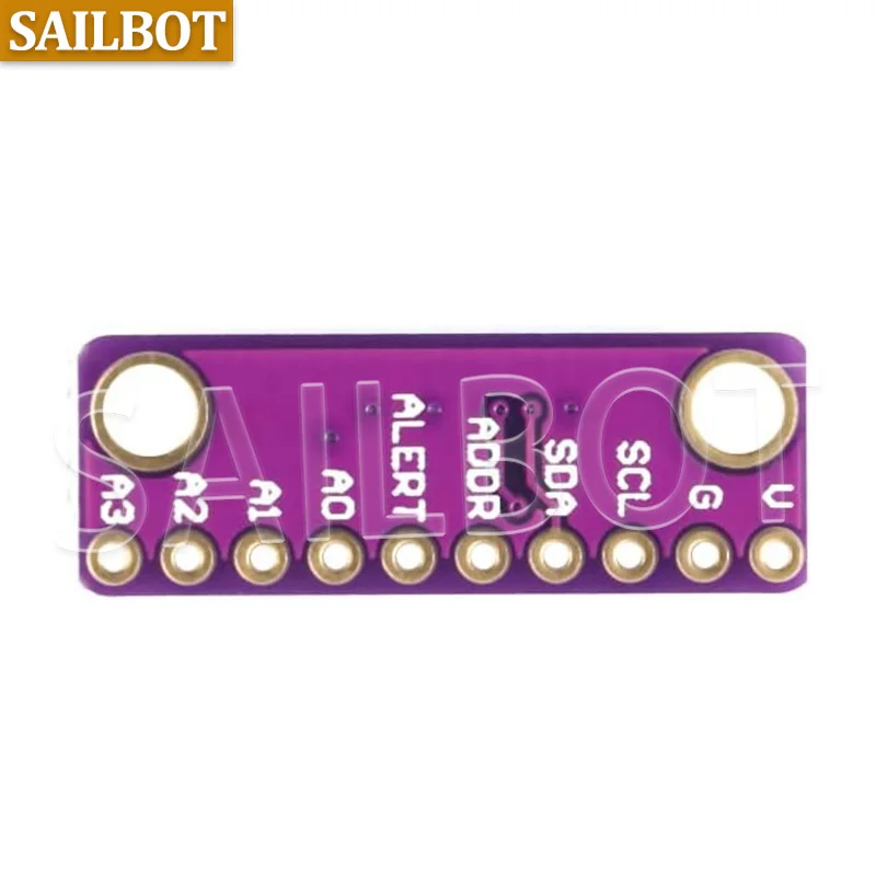 DC 2 -5V 4 CH ADS1115 Modulo ADC con microcontrollore Pro Gain Scheda amplificatore a 16 bit per Arduino I2C IIC ADC AVDD