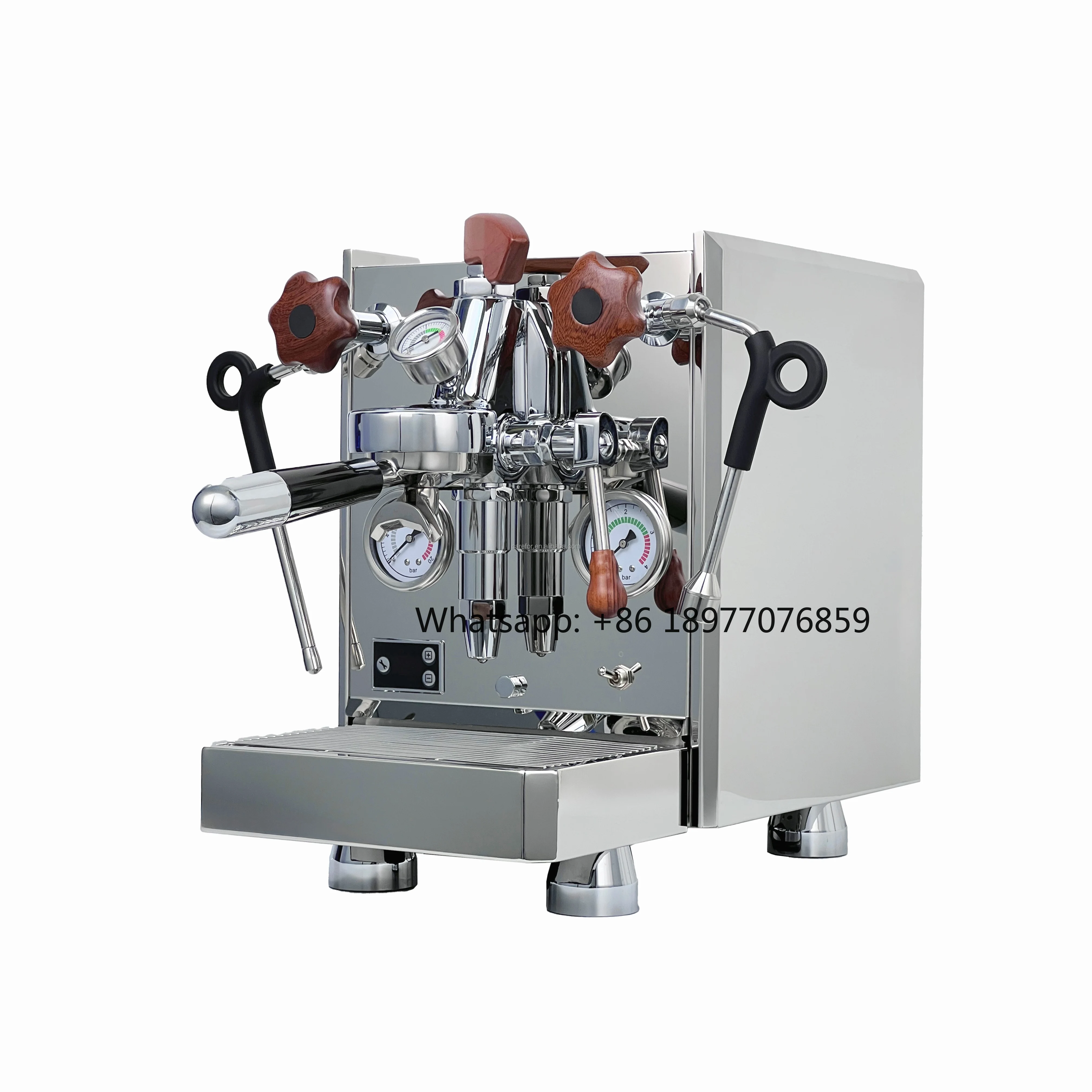 

2026 NEW High Quality Hot Sales Italian Pump 2 Boiler Semi-Automatic Espresso Machines Cafe Expresso Maker Espresso Coffee
