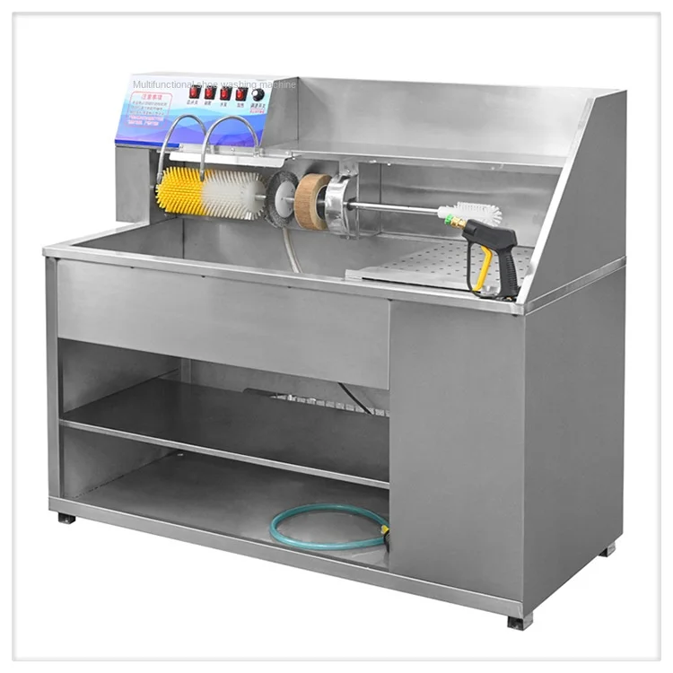 Industrial Semi-Automatic Shoe Cleaning Washer, Dedicated Laundry Equipment For Dry Cleaning Shop Daily Shoe Washing Operations