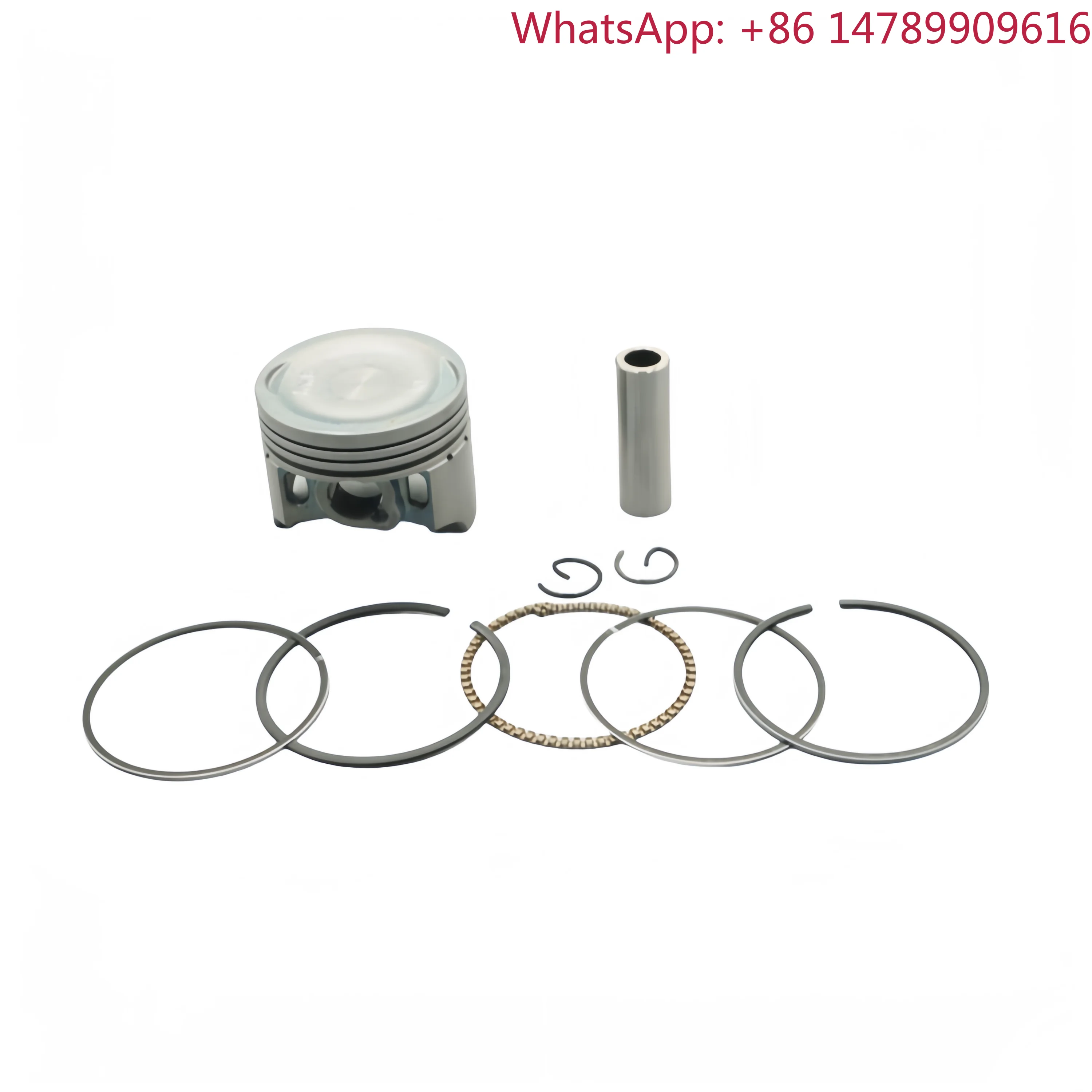 Forged Racing Piston Kit for [Model] Motorcycle Engine Cylinder Block Assembly High Compression Piston Set with Rings and Pin