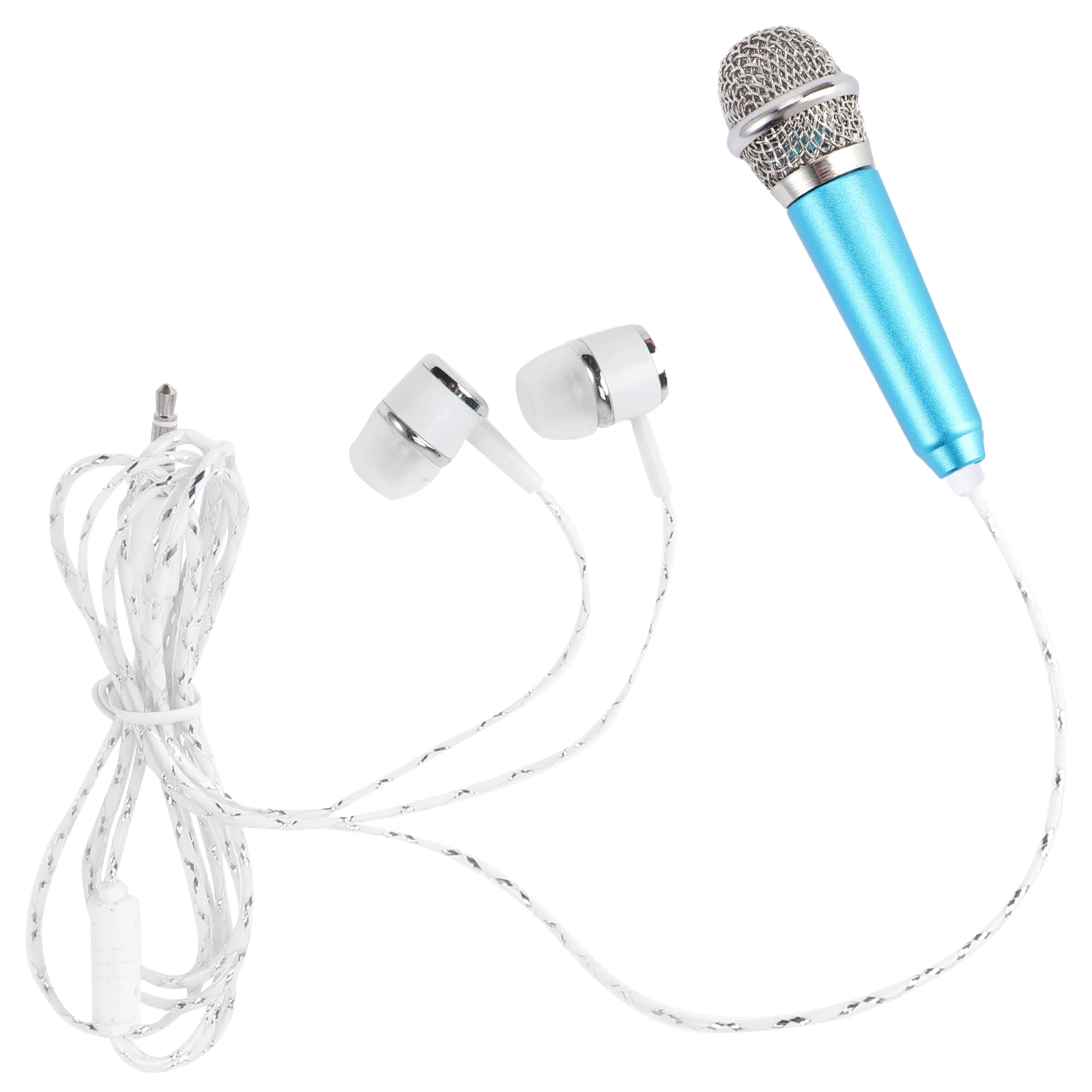 

Song Microphone Portable Karaoke Mic For Singing Lightweight Condenser Voice Recording Chat Compatible With Phones Laptops