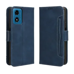 For Motorola Moto G04 G24 G14 G34 G54 G84 Premium Leather Flip Multi-card slot Cover For Moto MotoG 04 14 24 34 54 84 Phone Case