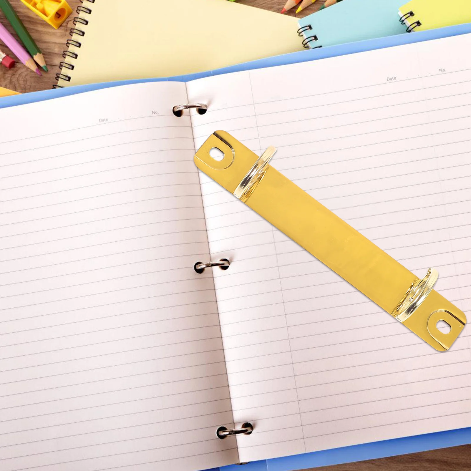 Metal Binder Rings Practical Loose Leaf Book Mechanism Smooth Portable Planner Folder Organizer for DIY Projects