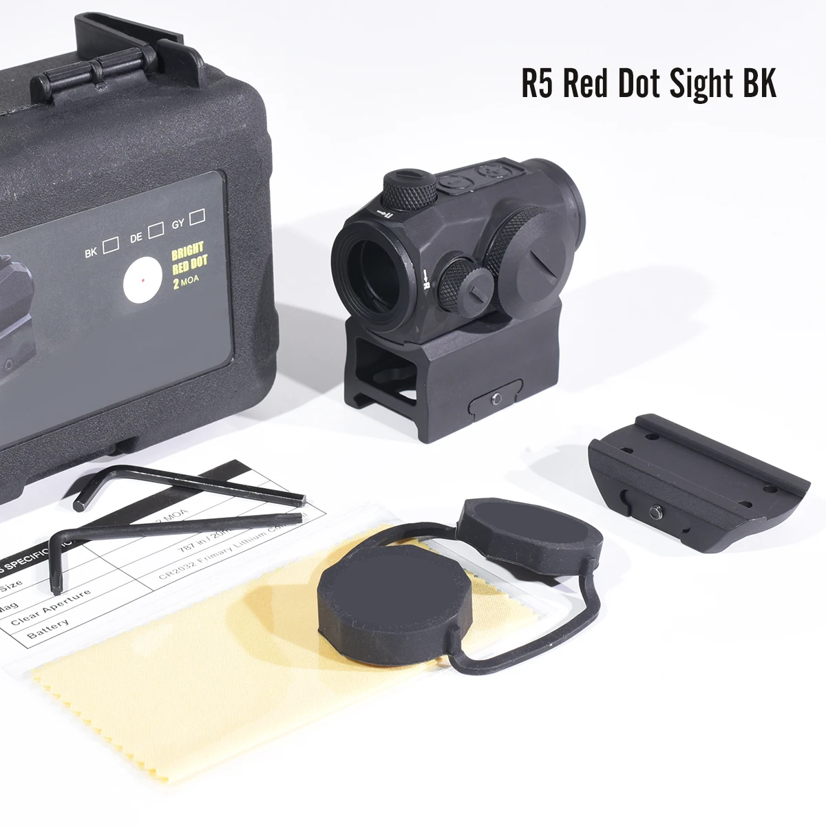 Taktische REO5 Red Dot Anblick 1x20mm Kompakte Jagd Holographische Gewehr Kollimator Optic Schießen Umfang für 20MM Schiene 1:1 Replik