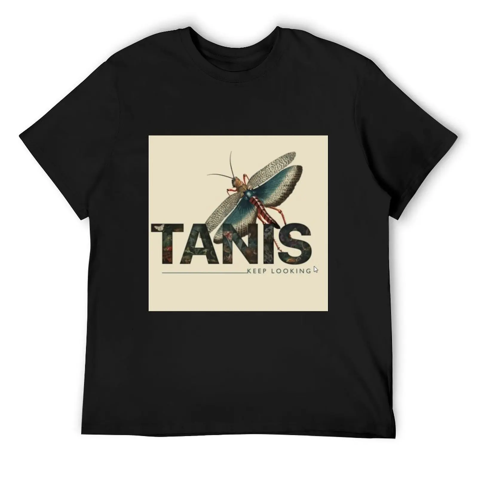 Tanis keep looking T-Shirt vintage anime shirt blue archive t shirt men 100℅ cotton