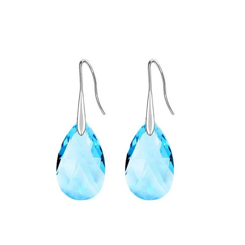 quality crystal tear water dropshipping Earring fashion Jewelry charm girl lover accessories birthday gifts wedding summer beach
