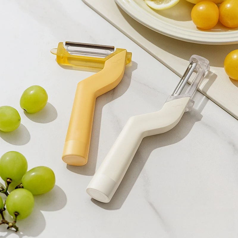 

Vegetable Peeler For Kitchen Swivel Fruit Potato Peelers Stainless Steel Cutter Ergonomic Handle Peelers With Blemish Remover