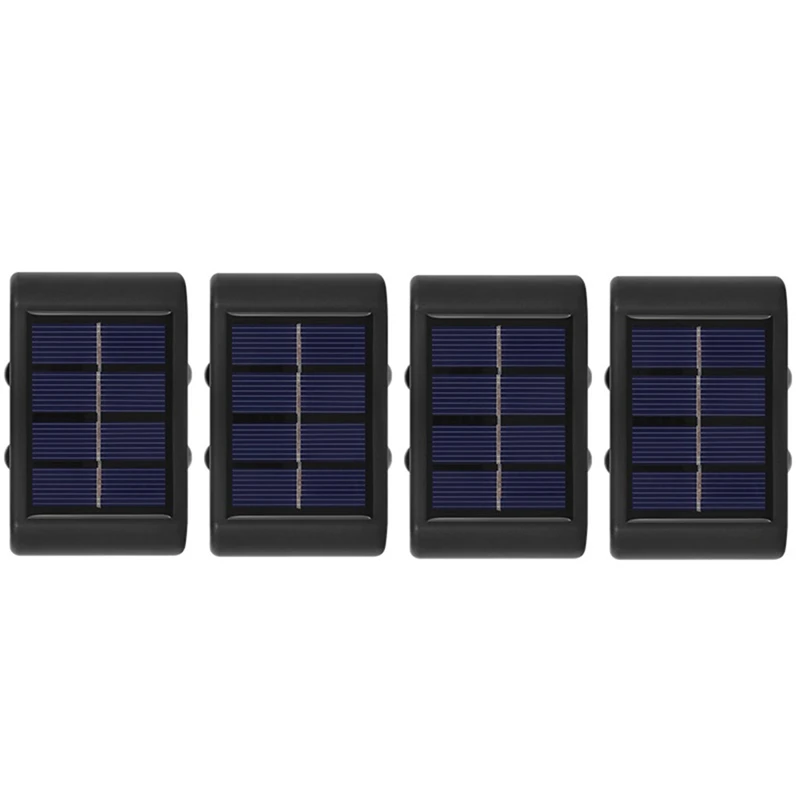 

4PCS Solar Wall Lamp Outdoor Waterproof Solar Powered Light UP And Down Illuminate Home Garden Decoration Sunlights