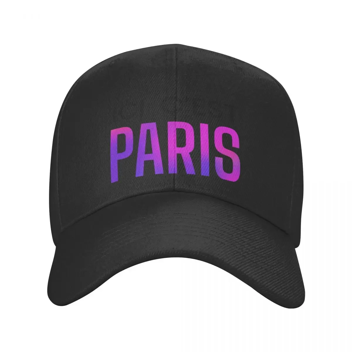 Ici C'est Paris Holographic Text (black) Baseball Cap Bobble Hat Hip Hop Men's Caps Women's