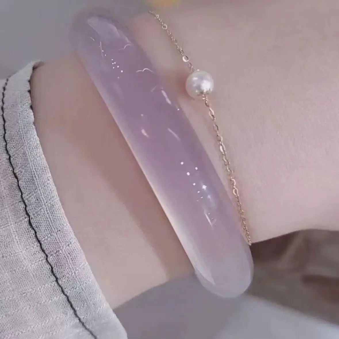 

Lychee Frozen Violet Opal Bracelet Women's Jewelry Antique Bracelet Purple Bracelet
