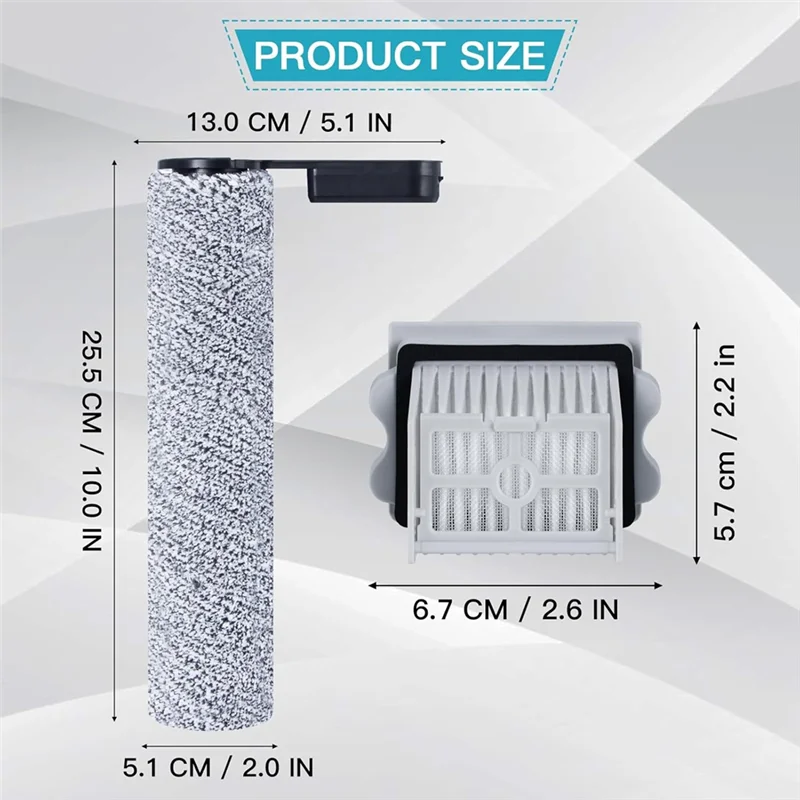 【تخفيضات سريعة】ملحقات المكنسة الكهربائية Roborock Flexi/Flexi Pro Hepa Filter Roller Brush