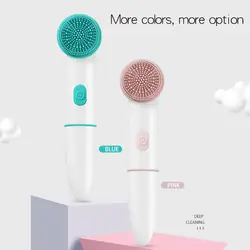 silicone cleanser Waterproof cleanser brush Acoustic wave Facial pore cleaner Facial cleanser Household