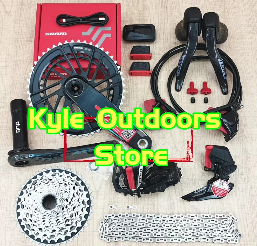 

Групсет FORCE AXS E1 2*12S, гидравлические дисковые тормоза