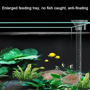Balık tankını tanka besleme seti, tüp, şeffaf, çok fonksiyonlu büyük kapasiteli balık tankına yiyecek teslimatı, tüpün plakası karideslerin gücüne Besleyicinin en iyi 10 satışı, ağır hizmet - no. 1