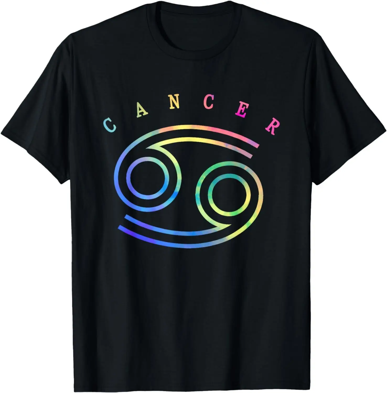 NEW! Colorful Zodiac Sign Astrology Astrological Cancer T-Shirt