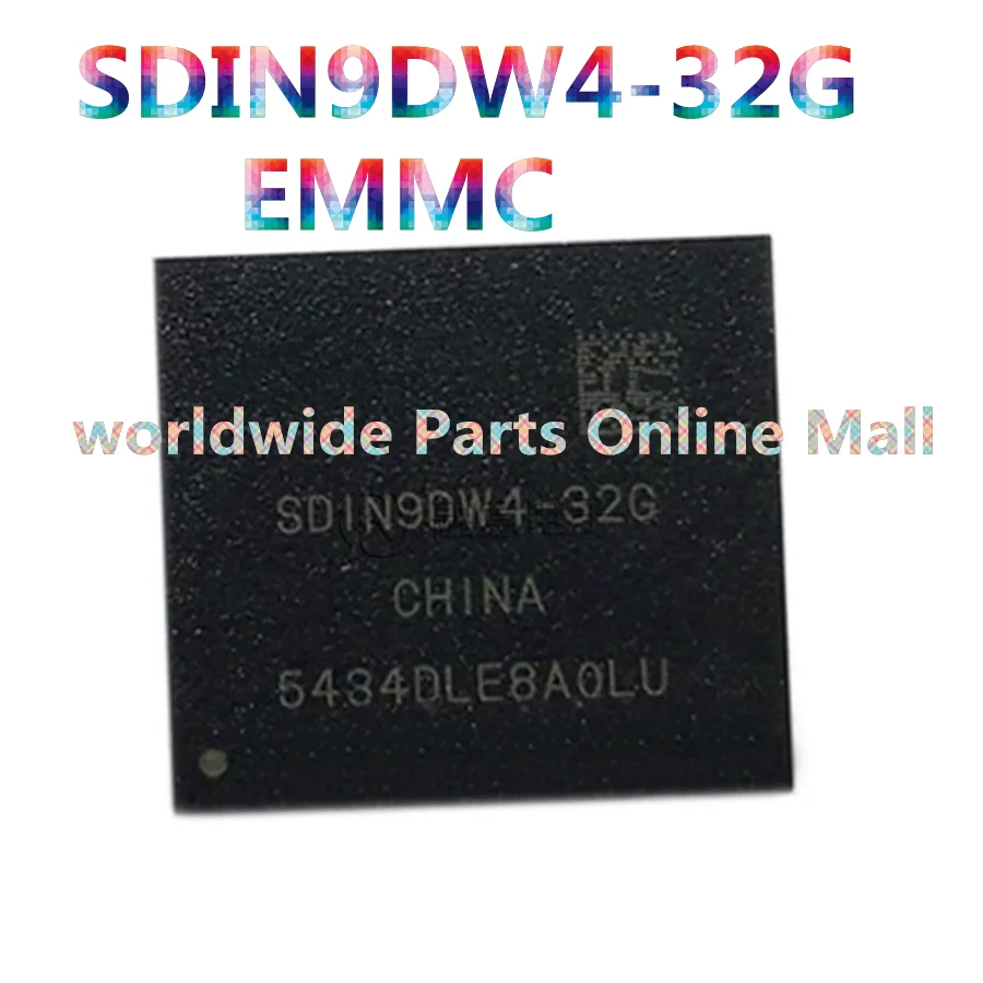 1pcs-5pcs SDIN9DW4-32G eMMC NAND Flash Memory IC Chip 32GB Used