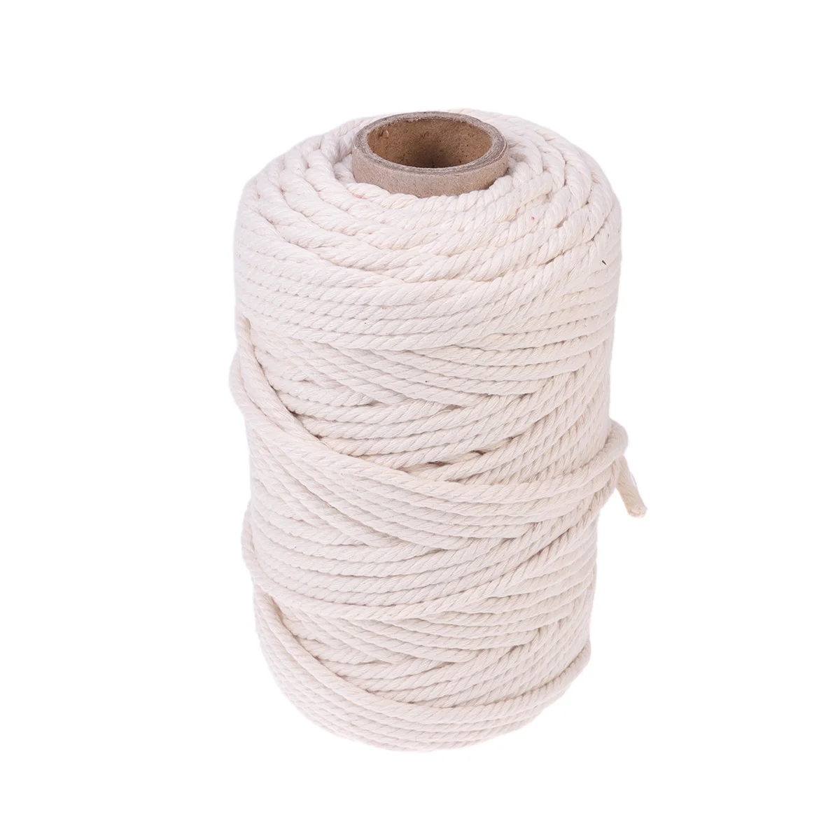 

100M Cotton Rope 5Mm Natural Unbleached Cord For Macrame Plant Hangers Wall Hangings Diy Crafts Stringing Braiding Twisted