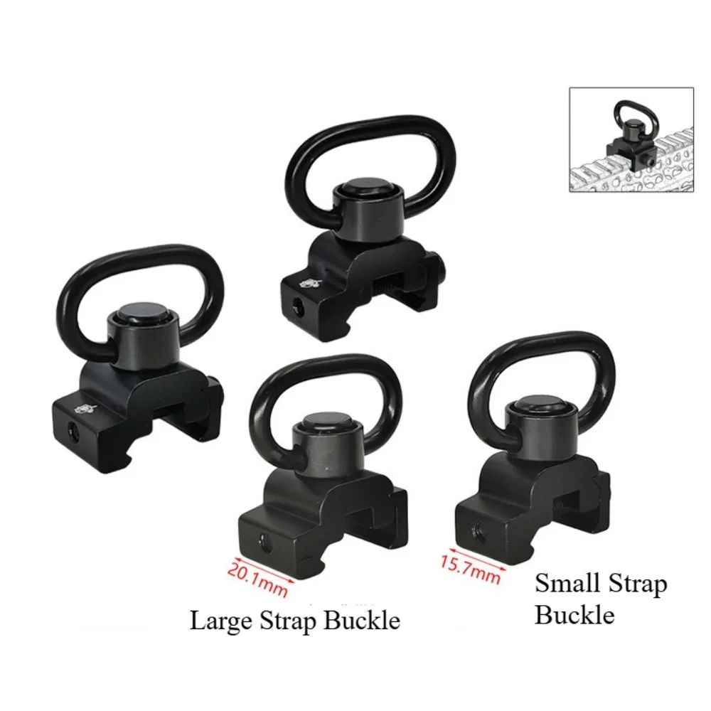 

Quick Release QD Strap Buckle 416 Toy Model Accessories CNC Metal Strap 20mm Rail Buckle