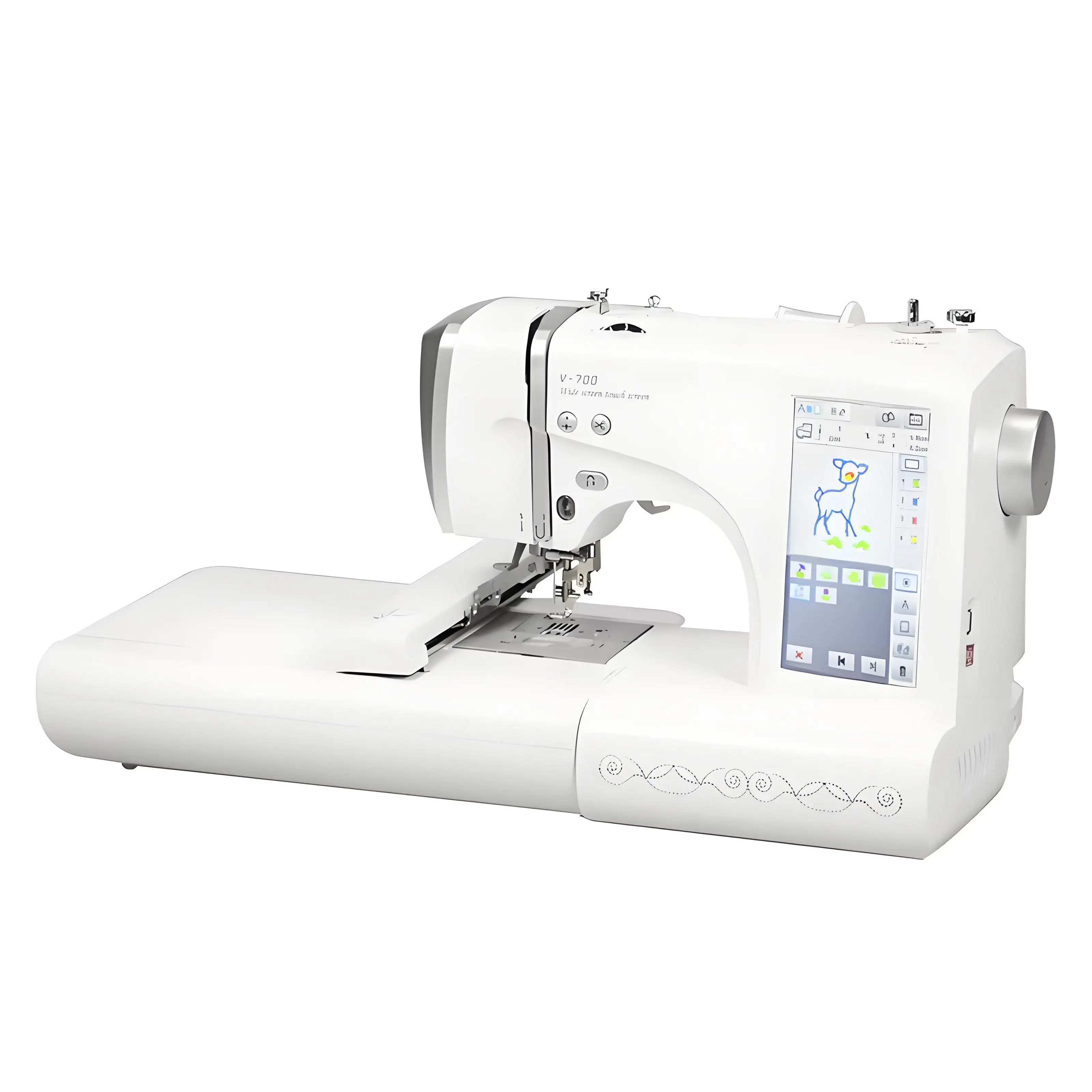 

Beginners Home Use Digital Computerized Single Head 10 Needle Cap Embroidery Machine Easy to Operate