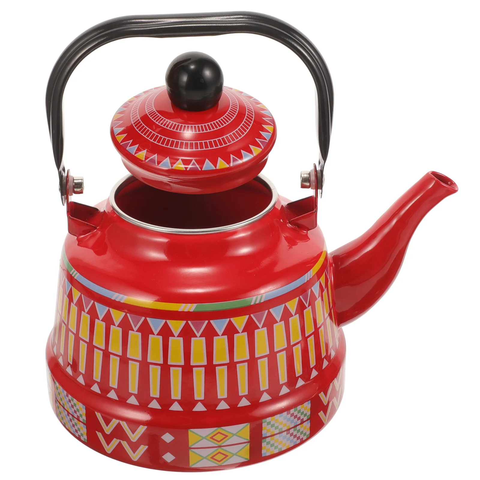 

Enamel Kettle Tea Pots Retro Water Stove Top Vintage Small for Kettles Stovetop Teapot