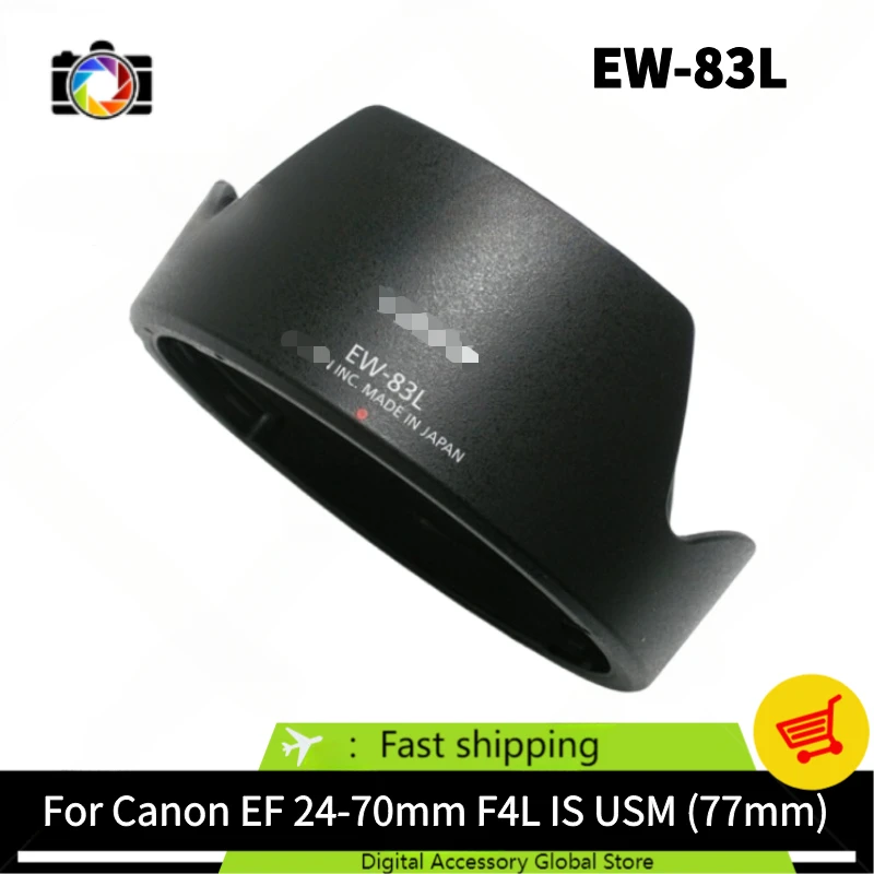 

New Original Front Hood EW-83L Parts For Canon EF 24-70mm F4L IS USM (77mm) Camera Lens 24-70 4 24-70f4 24-70/4 24-70mm f4