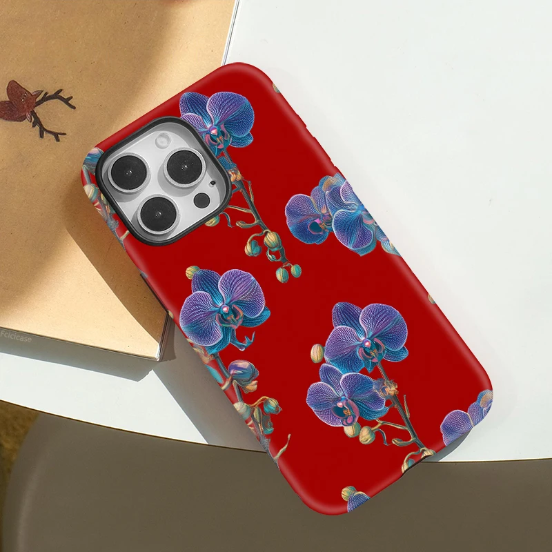 Fcicicase زهرة ل Magsafe حافظة هاتف مغناطيسية آيفون 17 برو 16 15 14 زائد 13 12 11 برو ماكس الاكريليك غطاء شحن لاسلكي