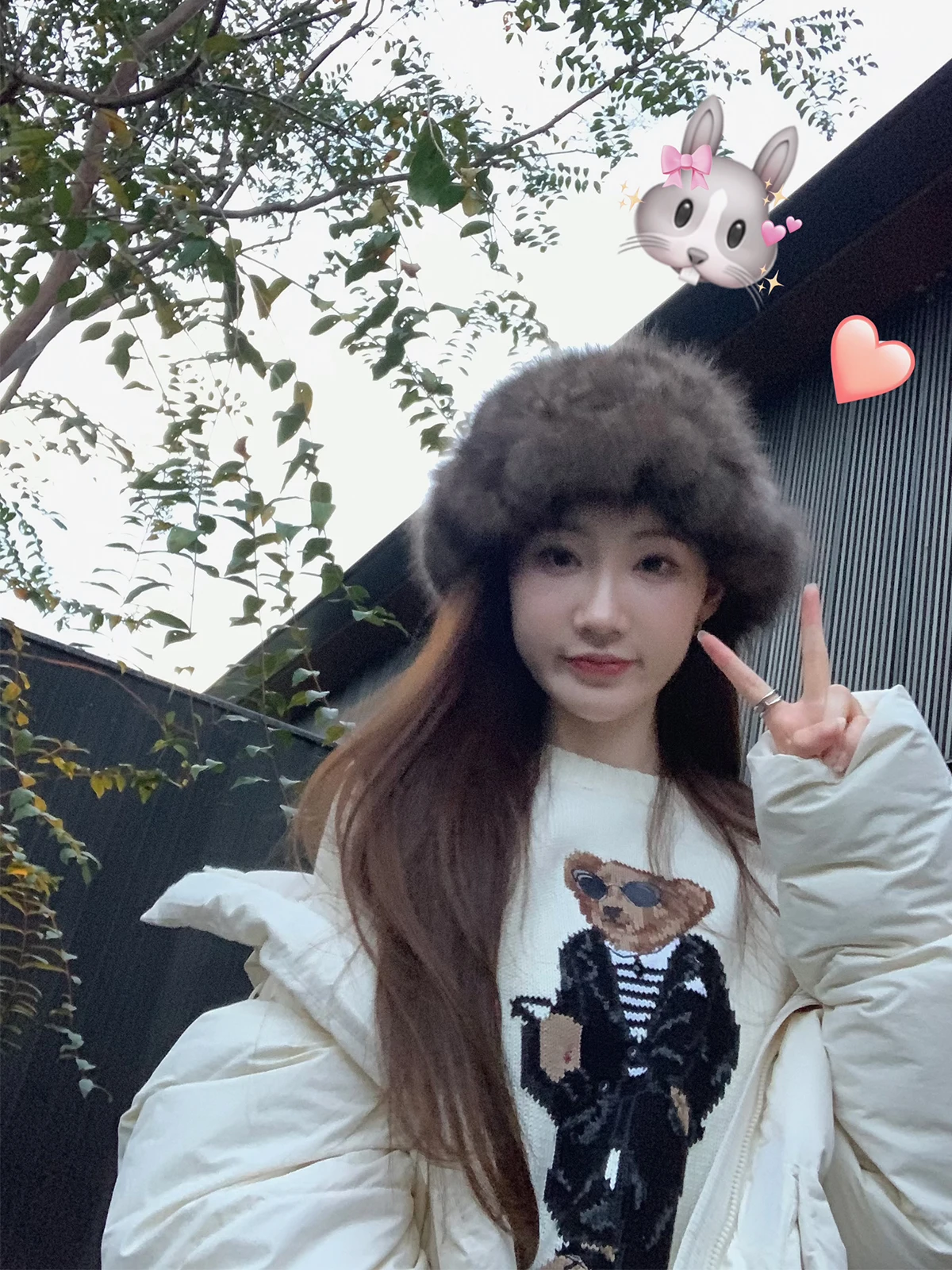 

Вязаный свитер ручной работы с вышивкой в виде медведя, женский, повседневный, свободного кроя, из смесового хлопка и полиэстера, с длинными рукавами, Seeyouiceland