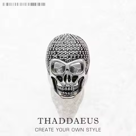 925 Sterling Silver Skull Ring,New Europe Style Heart Rebel Street Good Jewerly For Men &amp; Women Gift Super Deals