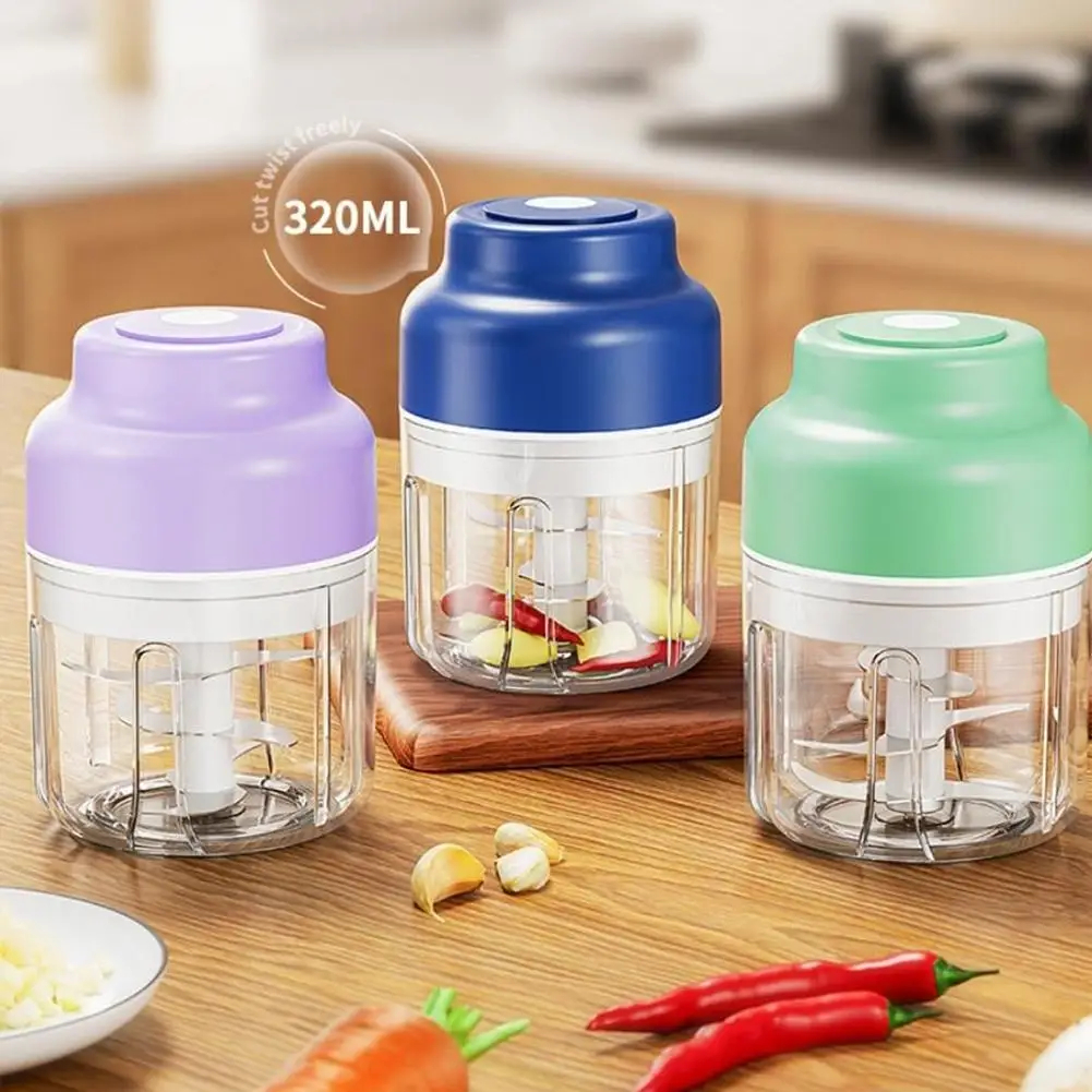 

Electric Garlic Puree Machine Wireless Mini Garlic Press Automatic Stirring And Peeling Machine Kitchen Garlic Puller Garlic