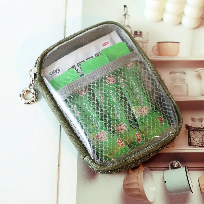 Cosmetic Pouch Cosmetic Organizer NEW Portable Lipstick Transparent Touch Travel Bluetooth Headphone Charging Cable Pouch