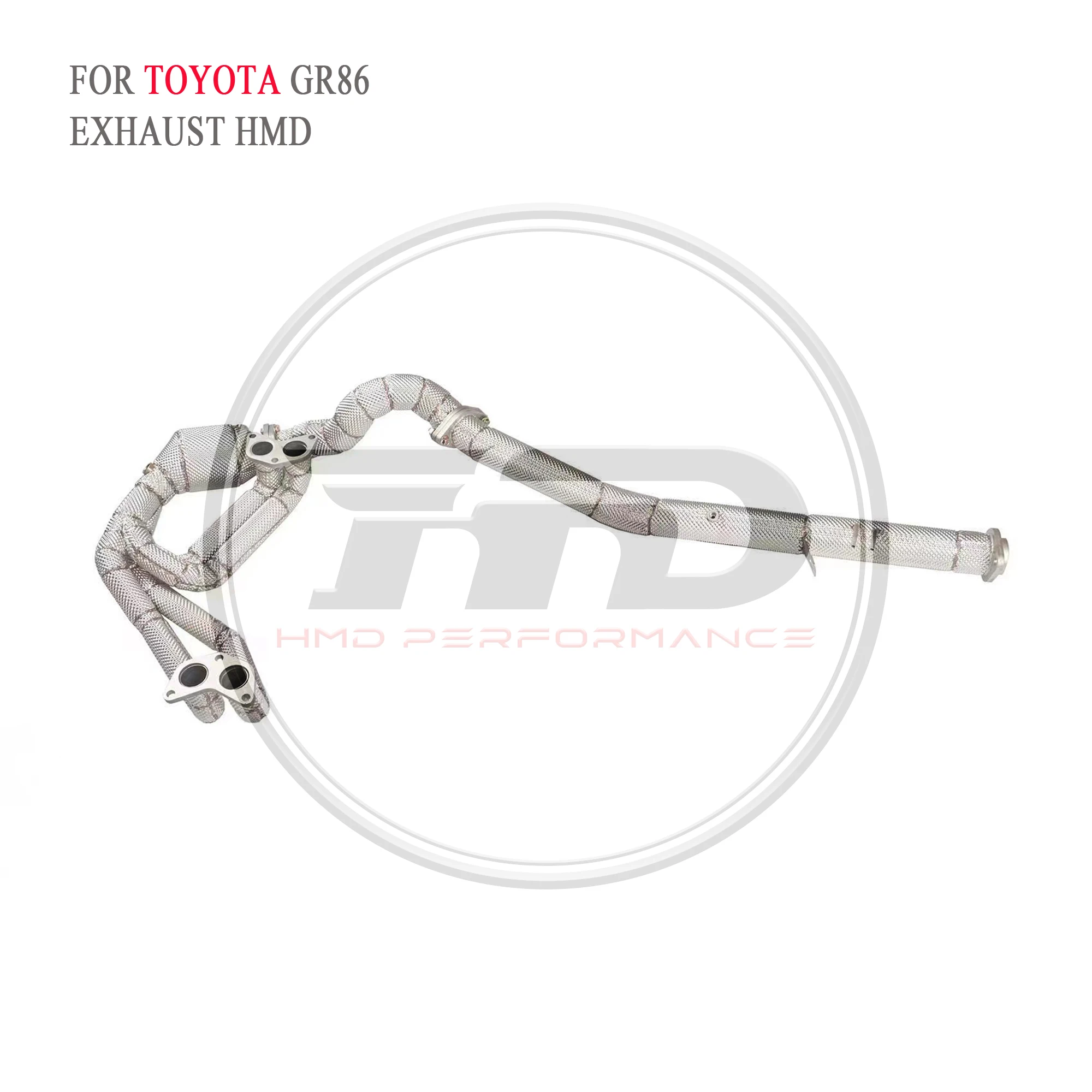 HMD Exhaust Manifold Downpipe for Toyota 86 Subaru BRZ Car Accessories With Catalytic Converter Header Without Cat Pipe