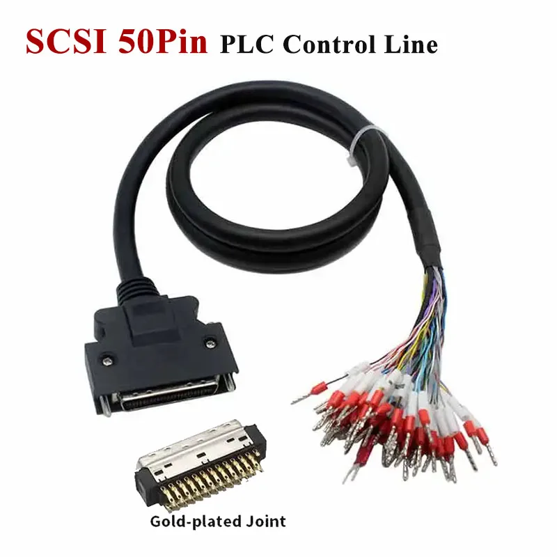 

SCSI 50-контактная линия управления ПЛК 50-контактный сервопривод, кабель управления сигналом ввода-вывода, сервопривод A6A4A5, разъем X4 драйвера для DV0P4360 Panasonic