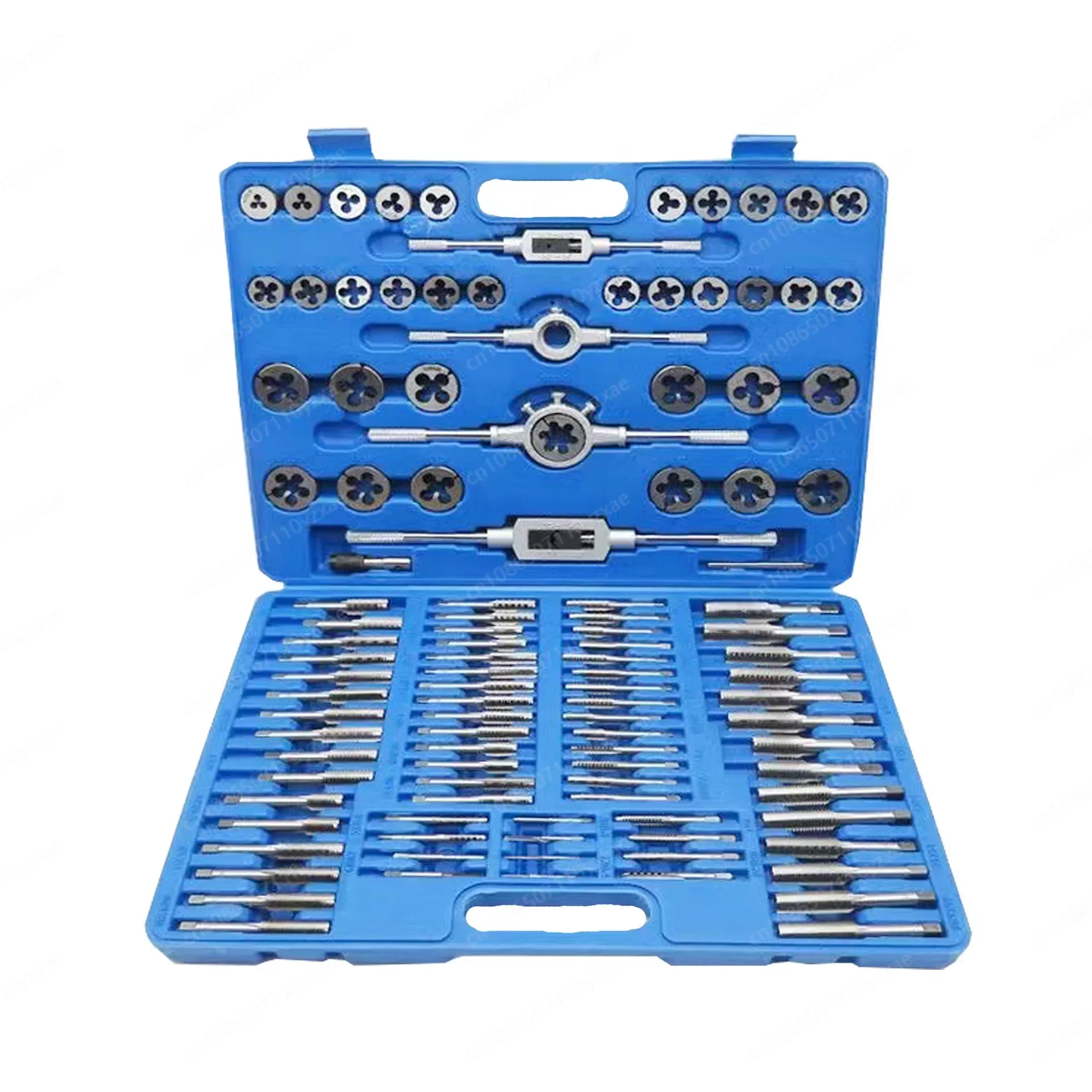 

110pcs Bearing Steel Tap & Die Set Complete Set Of Tap And Hand Tap Wrench Die Taper Taps Thread Gauge