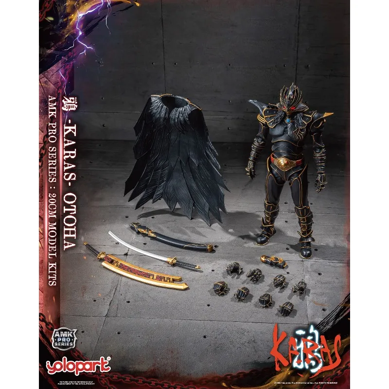 [En stock] Yolopark Original AMK PRO Series Crow KARAS - Yi Yu Crow nueva edición Anime móvil exquisito modelo hecho a mano juguete para regalo