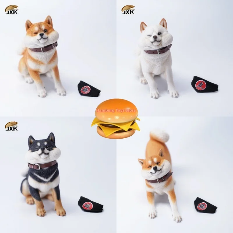 

Фигурка JXK Stubborn Shiba Inu: Неподвижная модель животного из смолы для декора дома и рабочего стола, украшение для взрослых коллекционеров