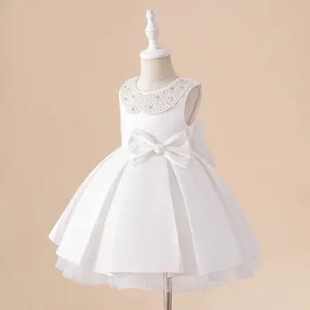 10 best sales Vestido branco para chá de bebê - №2