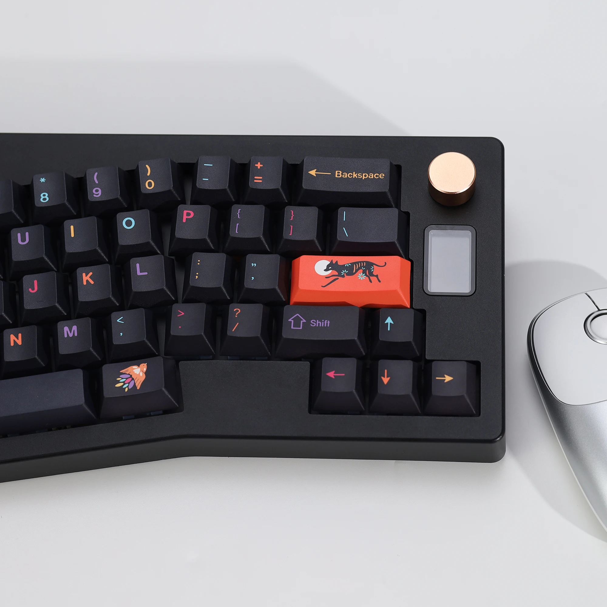KBDiy Clone GMK Keycaps Retro GMK Mictlan Cherry Profile PBT ISO Keycap für magnetische Schalter 60 Gaming Mechanical Keyboard KIT – Detail 10