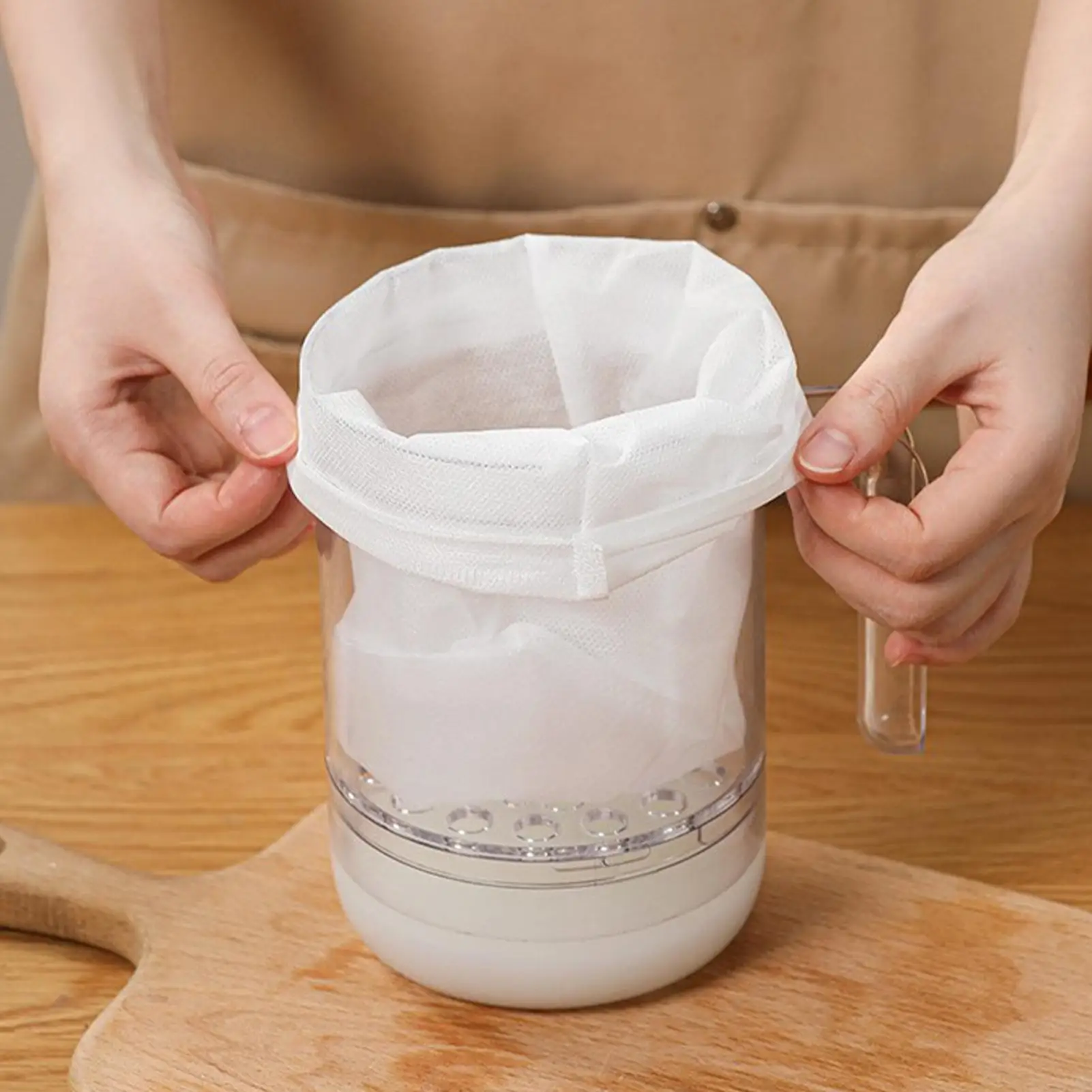 

Thick Yogurt Strainer Yogurt Pressure Filtration Strainer Homemade Cheese Maker For Kitchen Cooking Milk Salad Baby Food Home