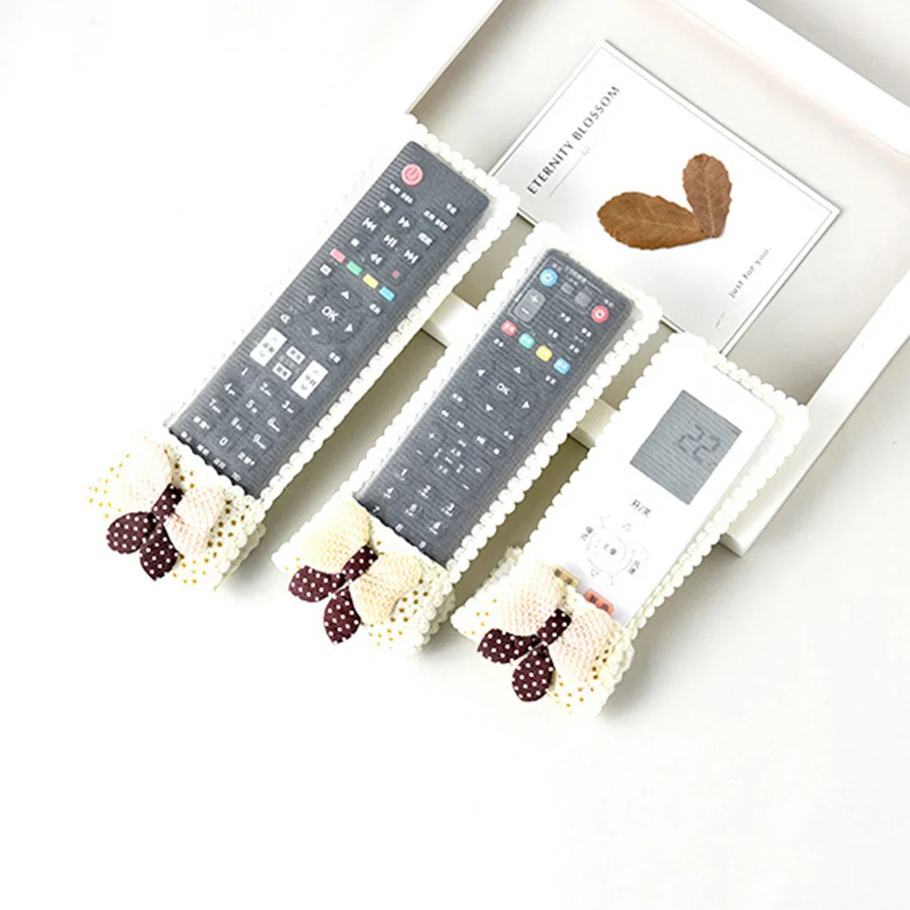 

Bow Remote Control Set Creative Beautiful Lace Cover Refrigerator European Style
