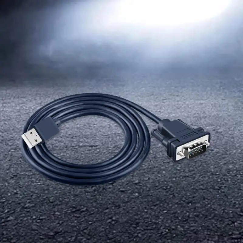 T3EE JH-LINK USB to DB9 RS232 Male Serial Data Cable Adapter USB COM Port DB9 Pin Cable RS232 for Windows 7 8 10 XP 1.2m