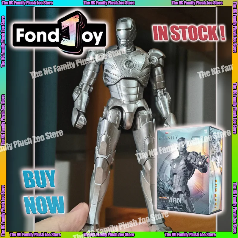

Original Fondjoy Iron Man MK2 Marvel Figures Tony Stark 1/7 Collection Anime Action Figure Model Figurine Kids Boys Gifts Toys