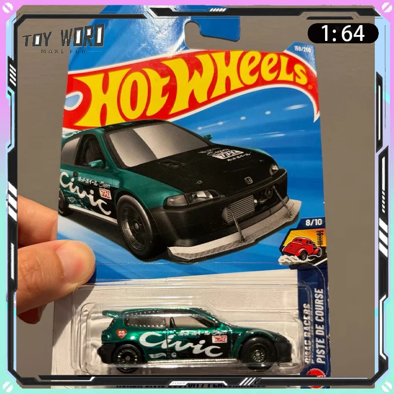 

2026F New Arrival Hot Wheels Super Hunt Honda Civic JDM Performance Car 1 64 Scale Alloy Model Hobby Decoration Car Fans Gift