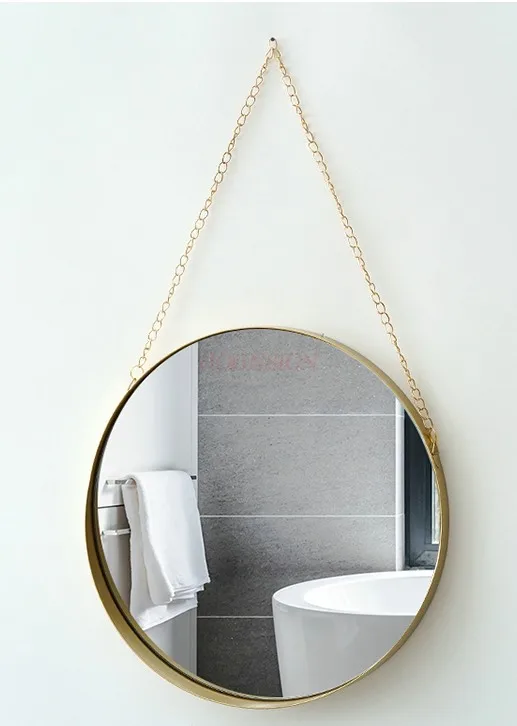 Perforated free dormitory vanity mirrors, wall mounted bathroom mirrors, makeup mirrors