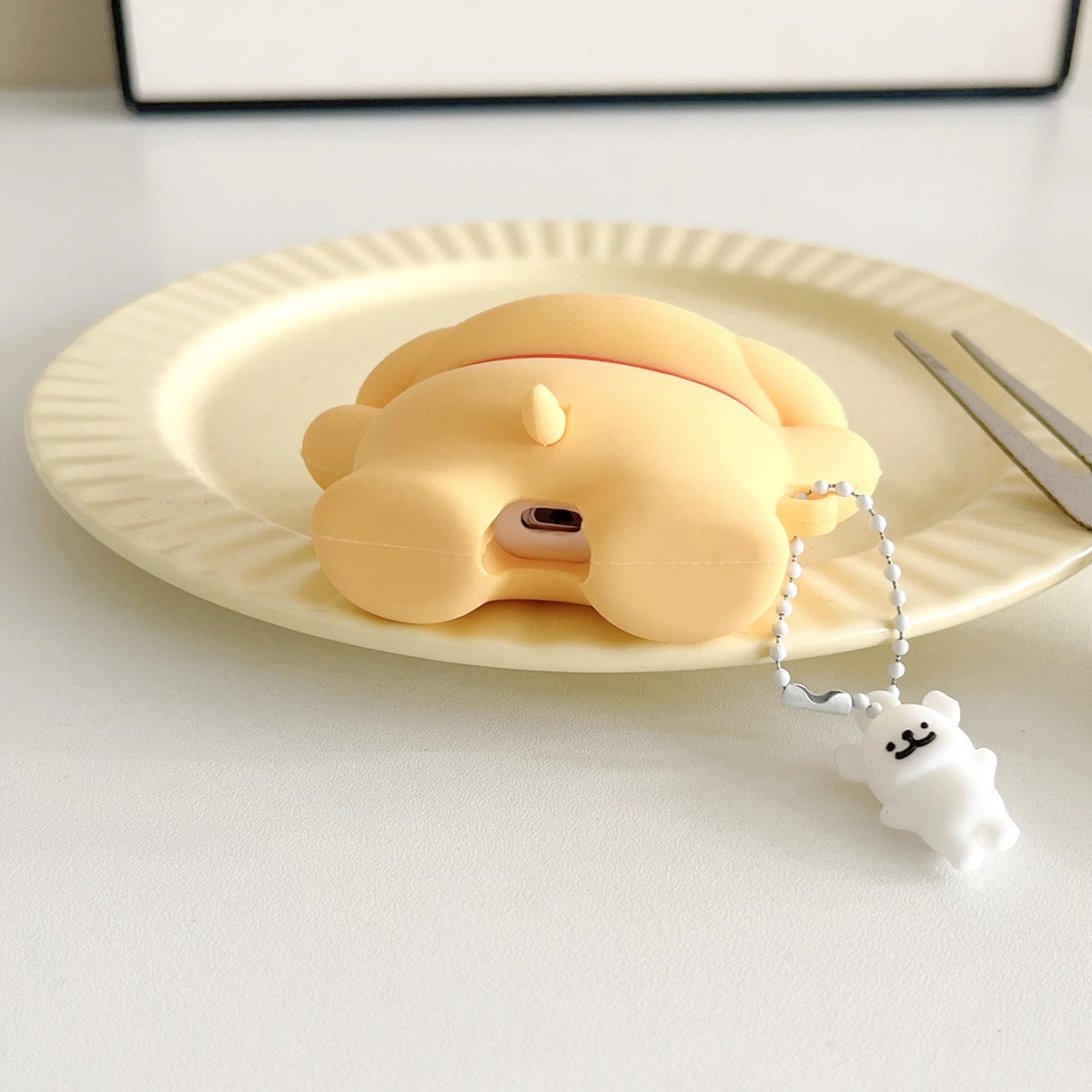 For Apple Airpods 4 Cute Dog Case Airpods 1 2 3 Pro1 Pro2 Pro3 Food Fruit Earphone Case Puppy Wireless Charging Headset Cover view 5