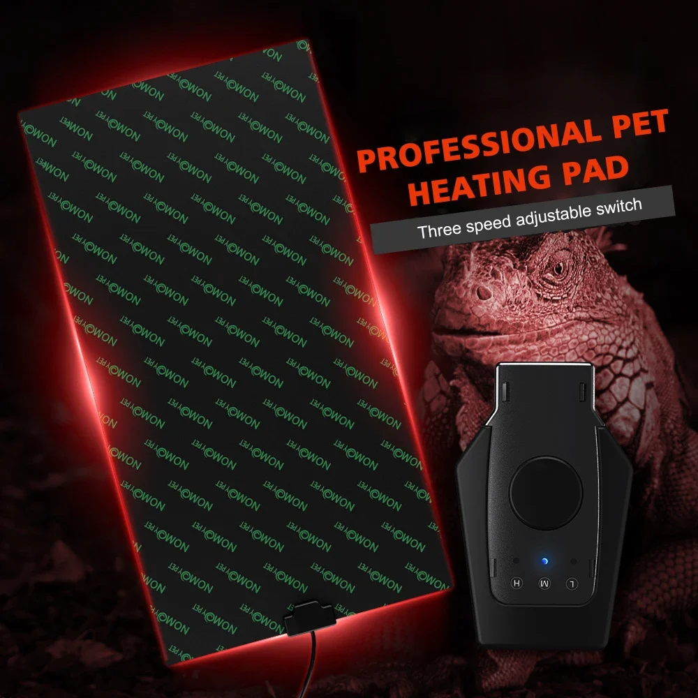 Crawling pet heating mat breeding box lizard hamster waterproof constant temperature adjustable temperature control heating mat