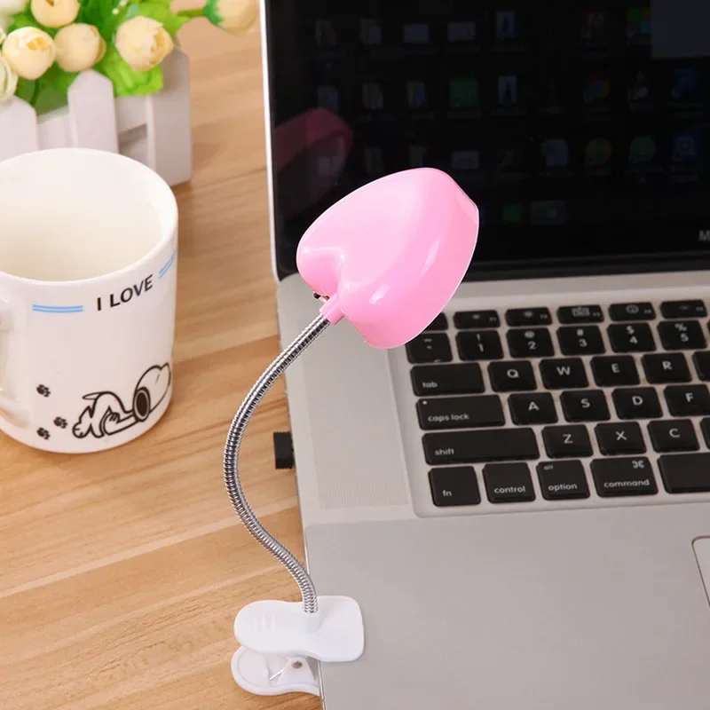 Heart Shape Desk Light LED Night Light Girl Room Decor Mini LED Lamp